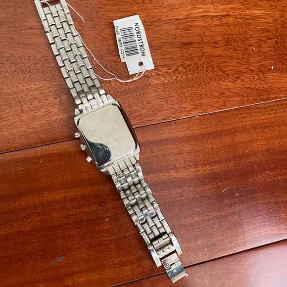 Sophie Quartz Silver Watch with Rhinestones - Picture 2 of 5